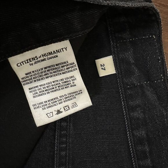 CITIZENS OF HUMANITY COH Sasha Twist Flare Crop Jeans Low Slung Flare - Picture 12 of 16